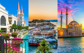 مقایسه تورهای استانبول، آنتالیا و کوش‌آداسی